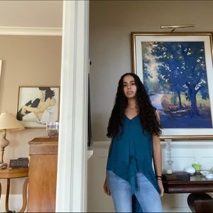 BCBG Maxazria - Uneven Billowing Blouse